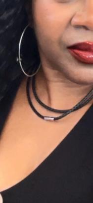 Leather necklace