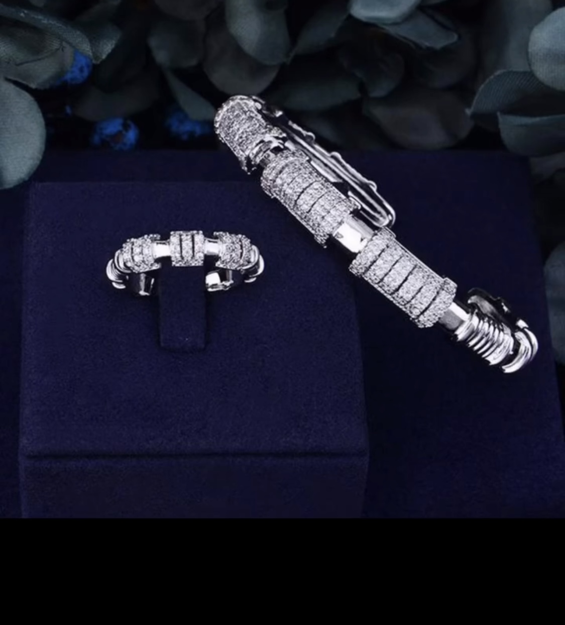 Eliza adjustable bracelet and wring